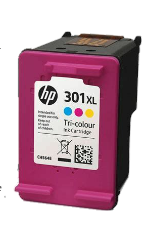 ✓ Cartouche encre couleur pour imprimante HP301XL CH564E